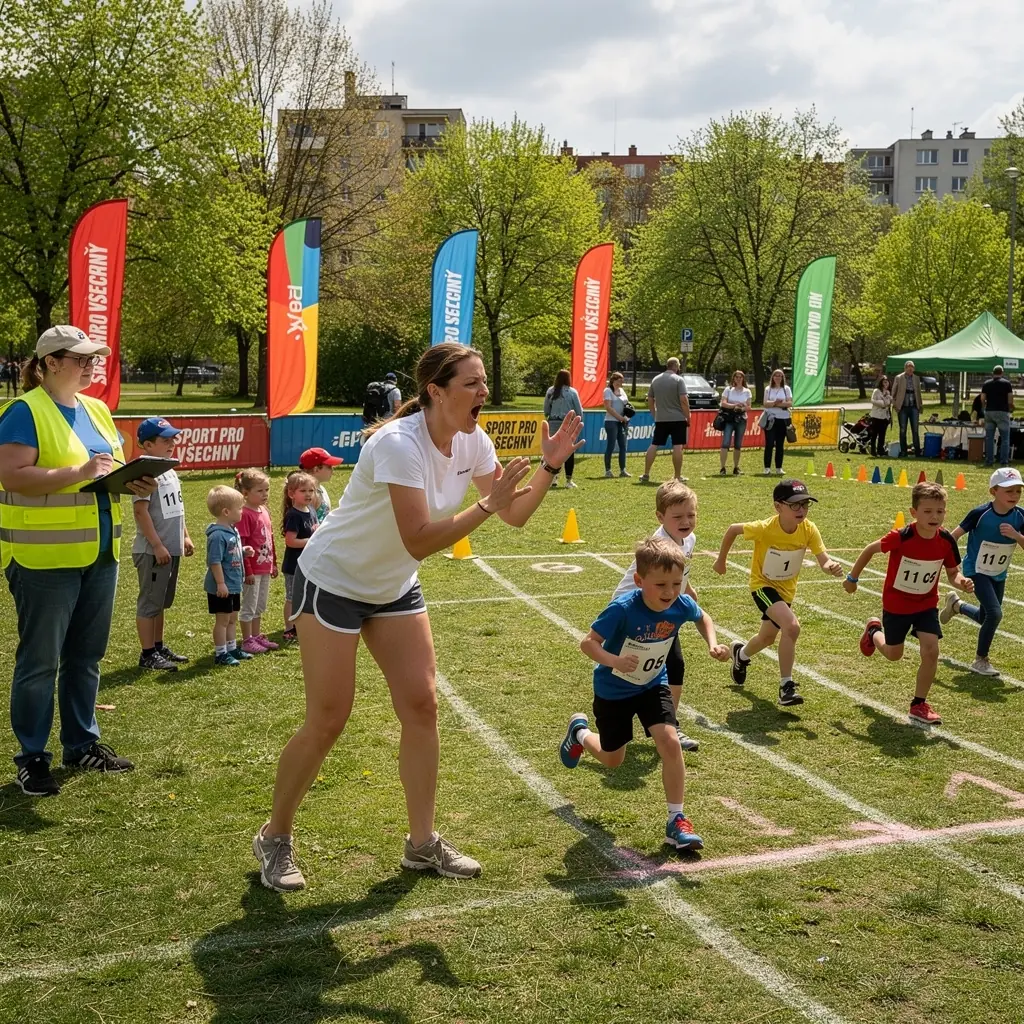 Dobrovolníci malující školu v rámci rekonstrukce.