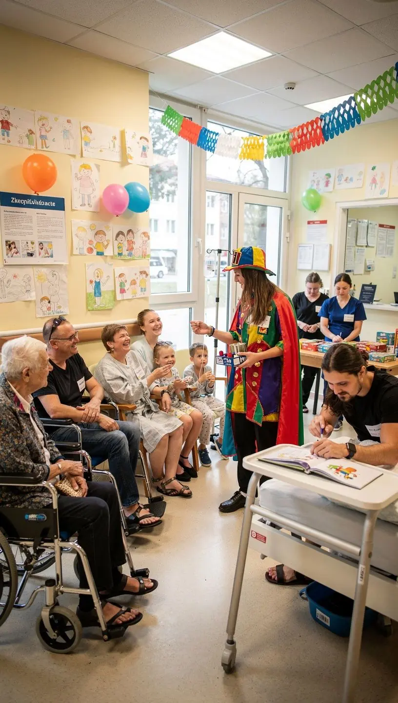 Dobrovolníci pracující na komunitním zahradnictví v místním parku.